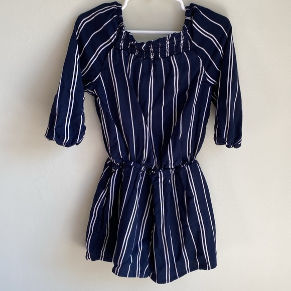 Striped Romper - Picture 2 of 7